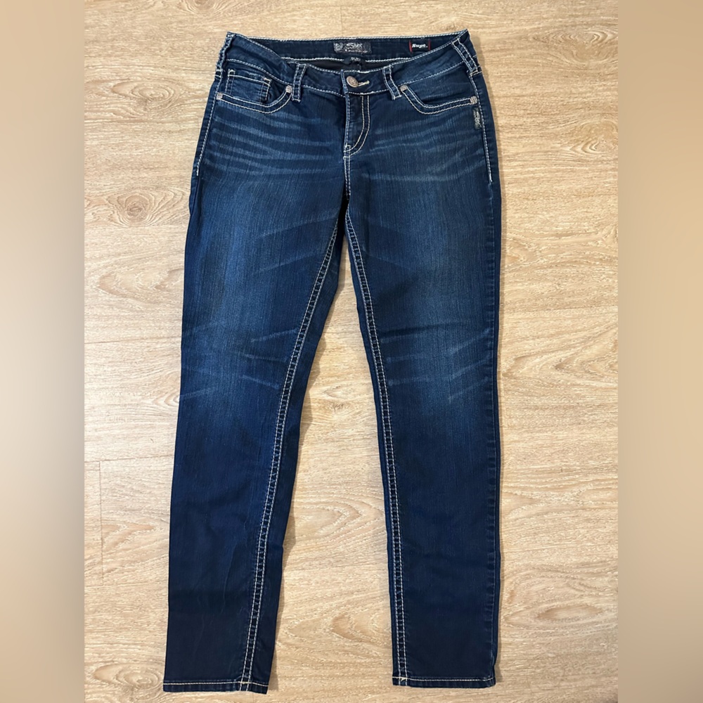 Silver Suki mid rise stretch fit jeans